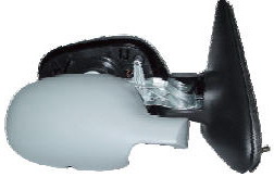 Рено Меган зеркало правое механическое с тросиком с температурным датчиком Convex грунт
