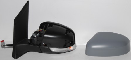 Форд Фокус зеркало левое электрическое с подогревом автоскладывающиеся , указатель поворота подсвет Aspherical грунт