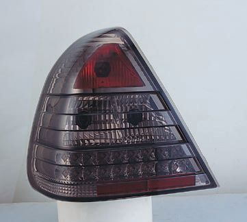Мерседес W202 фонарь задний внешний левый и правый Комплект тюнинг Седан прозрачный с диод Sonar тонирован внутри хром