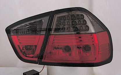 БМВ Е 90 фонарь задний внешний +внутренний  левый+ правыйКомплект тюнинг Седан прозрачный с диод указатель поворота Sonar тонирован внутри красный-тонирован