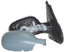 Рено Клио Simbol зеркало правое электрическое с подогревом с температурным датчиком Convex грунт