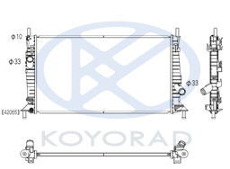 Форд С-МАХ радиатор охлаждения 1.3 1.6 2 Koyo