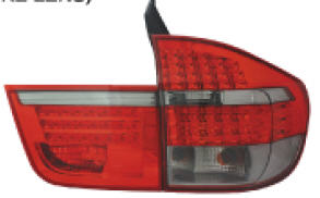 БМВ Е70 Х5 фонарь задний внешний +внутренний  левый+ правыйКомплект тюнинг диод Внутрен + Внешн Eagle Eyes красный-тонирован