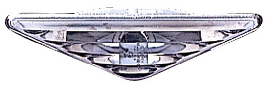 Форд Фокус повторитель поворота в крыло левый + правый Комплект хрусталь