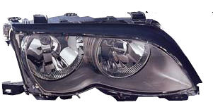 БМВ Е46 фара правая Седан с регулировочным мотором внутри внутри черная