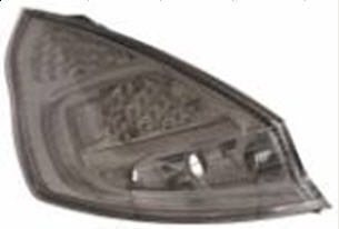 Форд Фиеста фонарь задний внешний левый и правый Комплект 5 Дв тюнинг хрусталь с диод внутри хром , Стекло тонирован