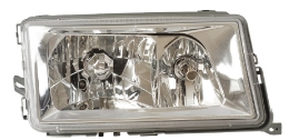 Мерседес W201 фара левая и правая Комплект тюнинг прозрачный под корректор Eagle Eyes внутри хром