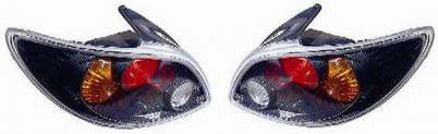 Пежо 206 фонарь задний внешний левый и правый Комплект тюнинг прозрачный Lexus Тип внутри карбон