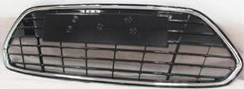 Форд Мондео решетка бампера передний черныйый с хром молдинг