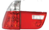 БМВ Е53 Х5 фонарь задний внешний +внутренний  левый+ правыйКомплект тюнинг прозрачный красный-белый