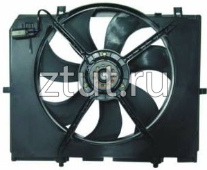 Мерседес W202 мотор+вентилятор  радиатор охлаждения с корпусом Temic-Тип