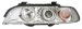 БМВ Е39 фара левая и правая Комплект тюнинг линзованная со светящимся ободком прозрачный Eagle Eyes внутри хром
