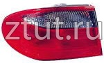 Мерседес W210 фонарь задний внешний левый тонированный-красный