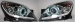 Опель Астра Н фара левая и правая Комплект тюнинг со светящимся ободком с регулировочным мотором Eagle Eyes внутри хром