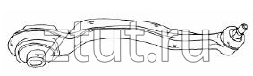 Мерседес W211 рычаг передней подвески левый нижний перед