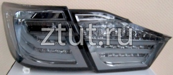 Toyota Camry фонарь задний внешний+внутренний Л+П (комплект) тюнинг с диодами Eagle eyes тонированный внутри хром