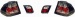 БМВ Е46 фонарь задний внешний +внутренний  левый+ правыйКомплект Седан тюнинг прозрачный хрусталь тонирован