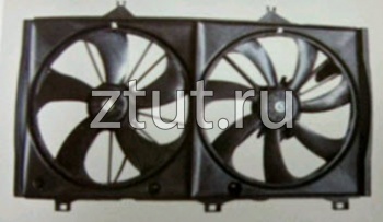 Toyota Camry мотор+вентилятор радиатора охлаждения двухвентиляторный (Китай)