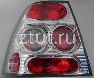 Фольксваген Бора фонарь задний внешний левый и правый Комплект тюнинг Lexus Тип прозрачный внутри хром