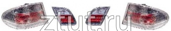 Мерседес W210 фонарь задний внешний +внутренний  левый+ правыйКомплект тюнинг прозрачный белый