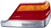 Мерседес W140 фонарь задний внешний правый красный-желтый
